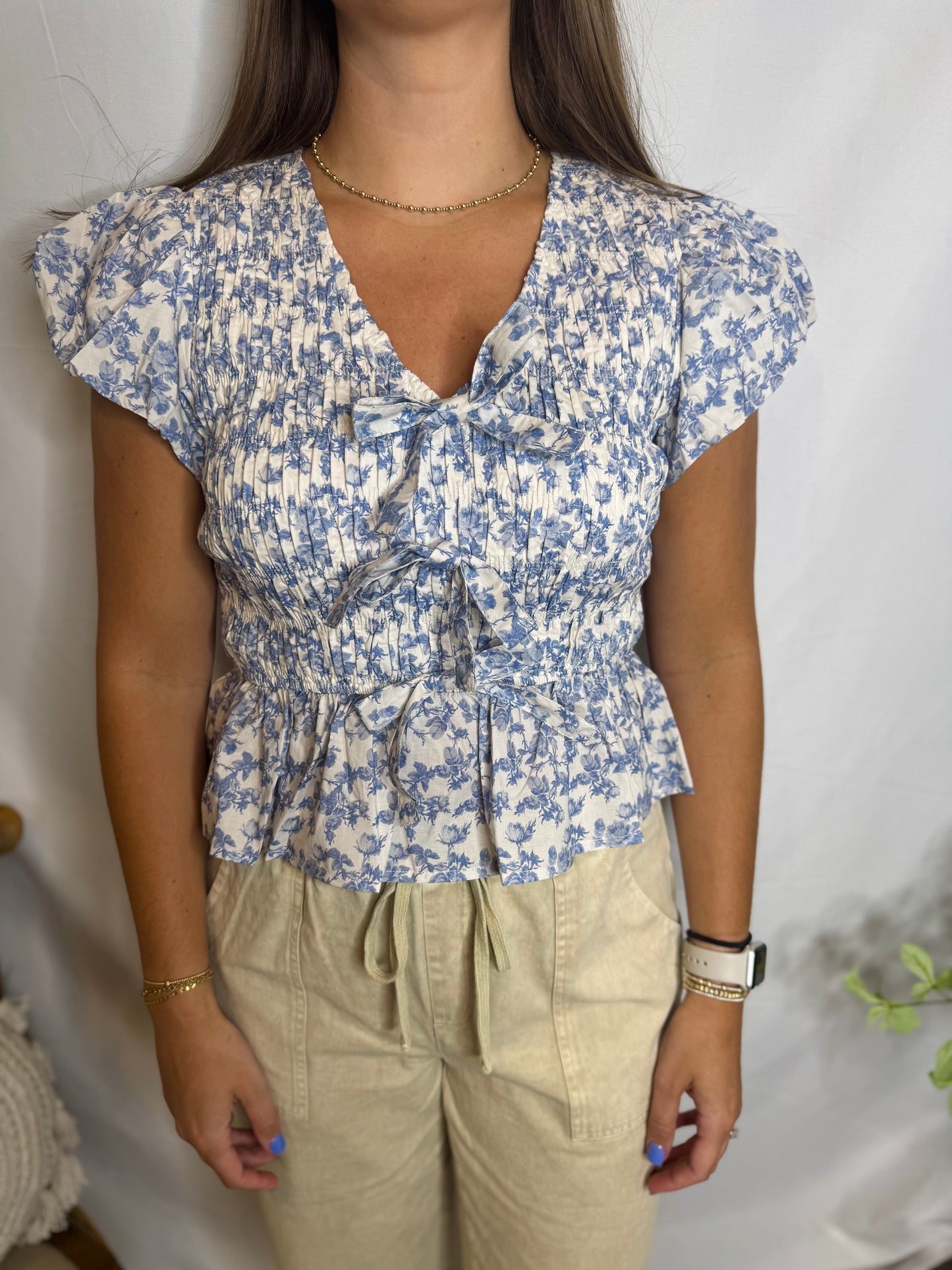 The Blue Ribbon Top