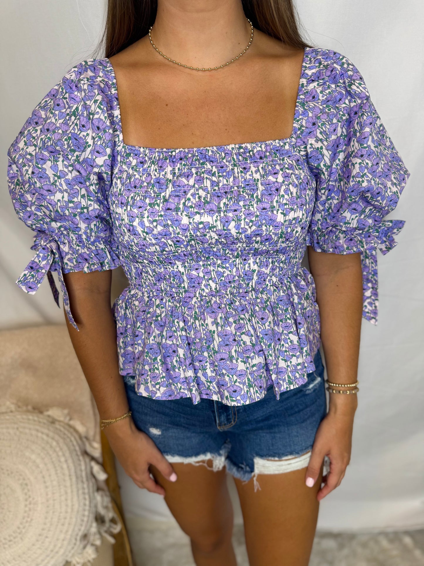 The Purple Babydoll Top