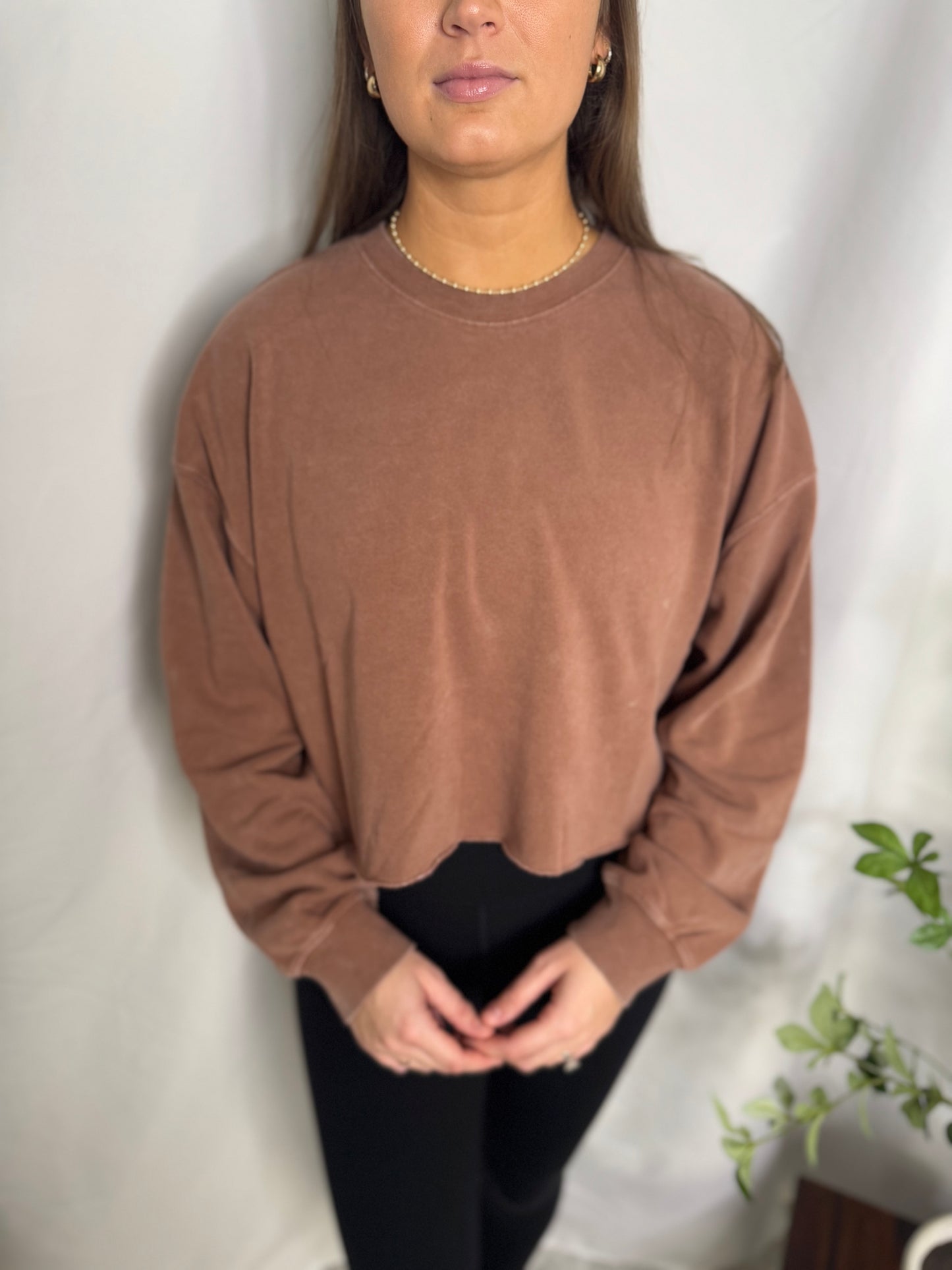 The Double Zero Cropped Pullover