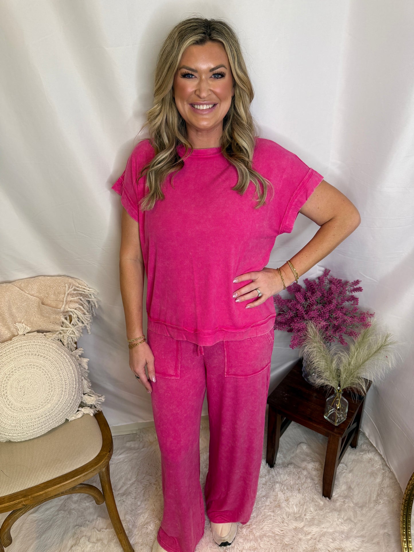 Blush Comfort Two-Piece Set