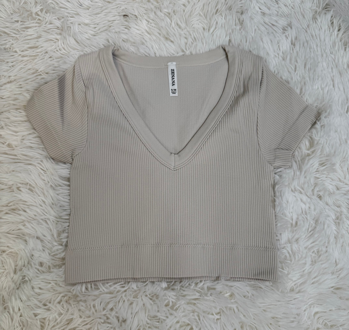 The Ribbed Seamless Crop Top