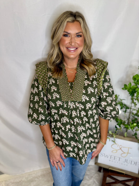 Olive Tree Blouse