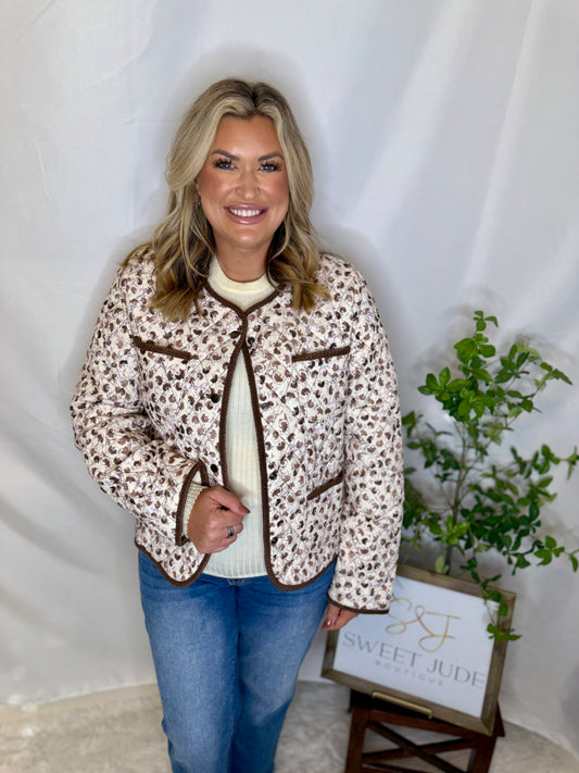 Corduroy Quilted Jacket