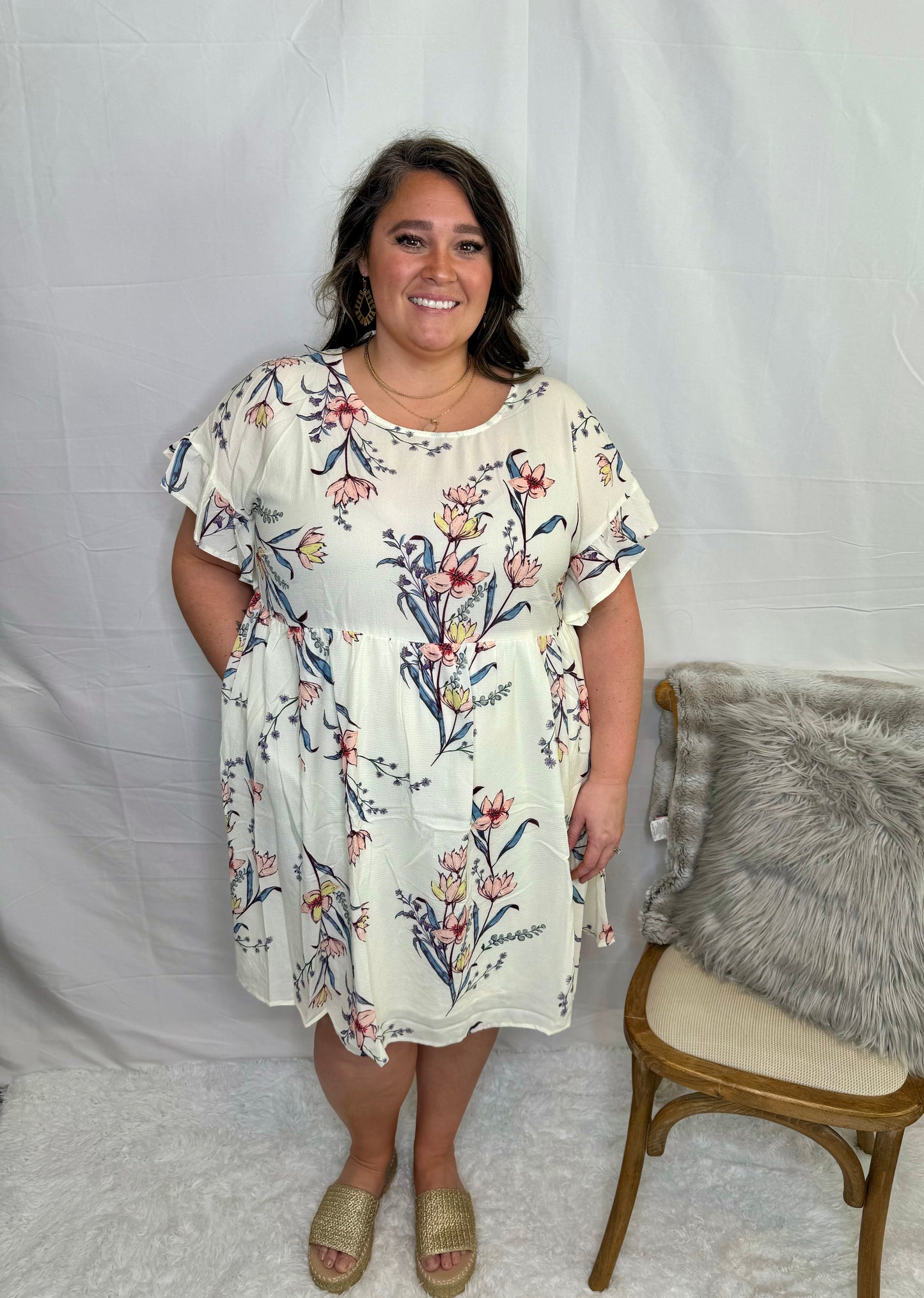The Flower Power Dress - Plus Size