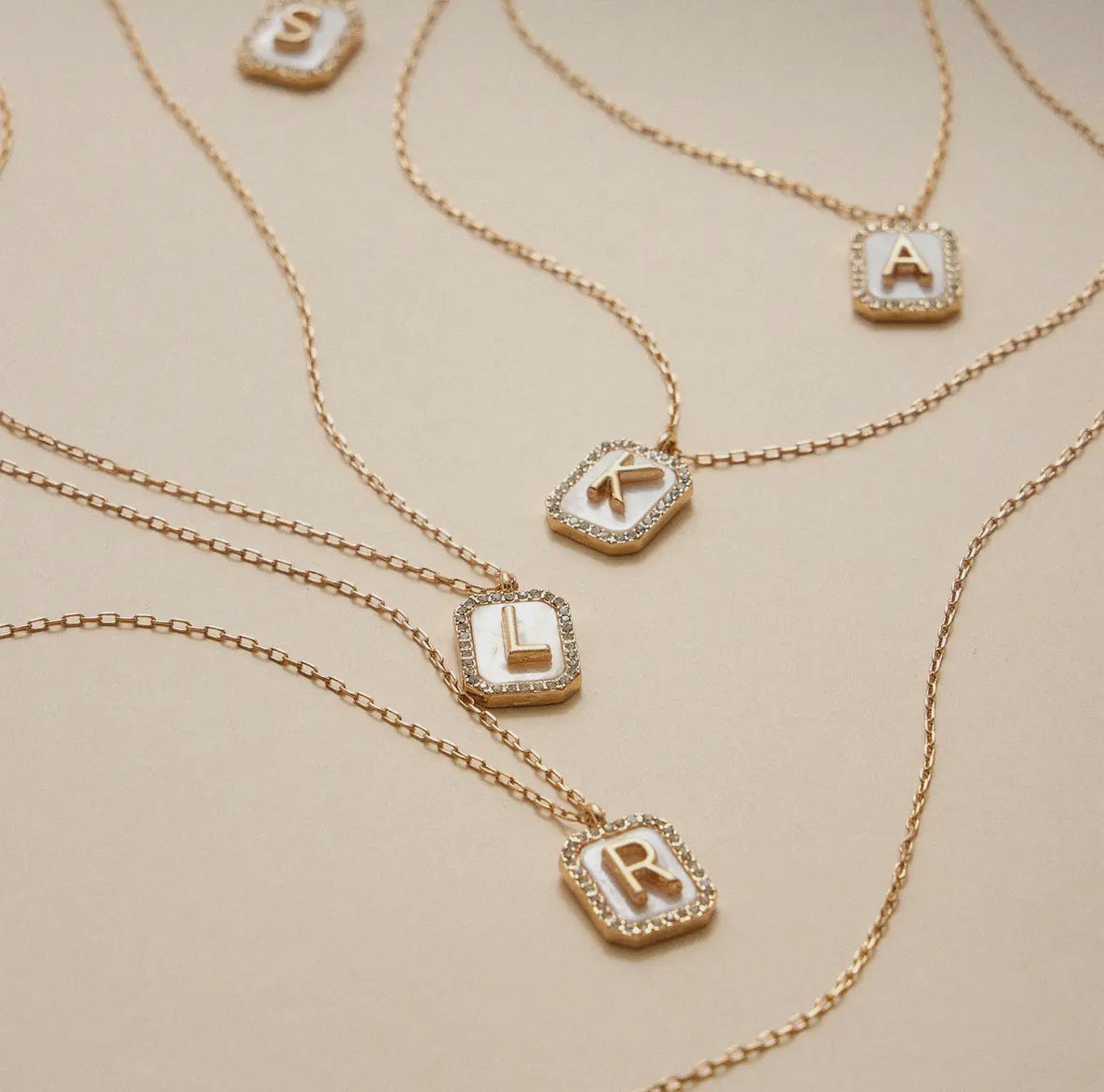 Initial Charm Necklace