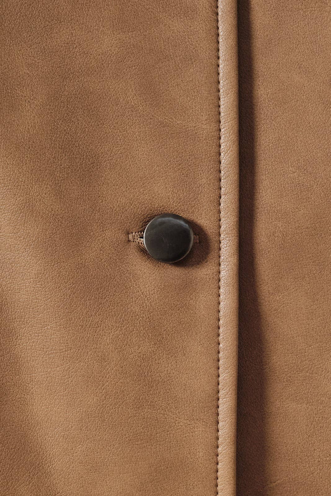 Pleated Leather Cropped Jacket
