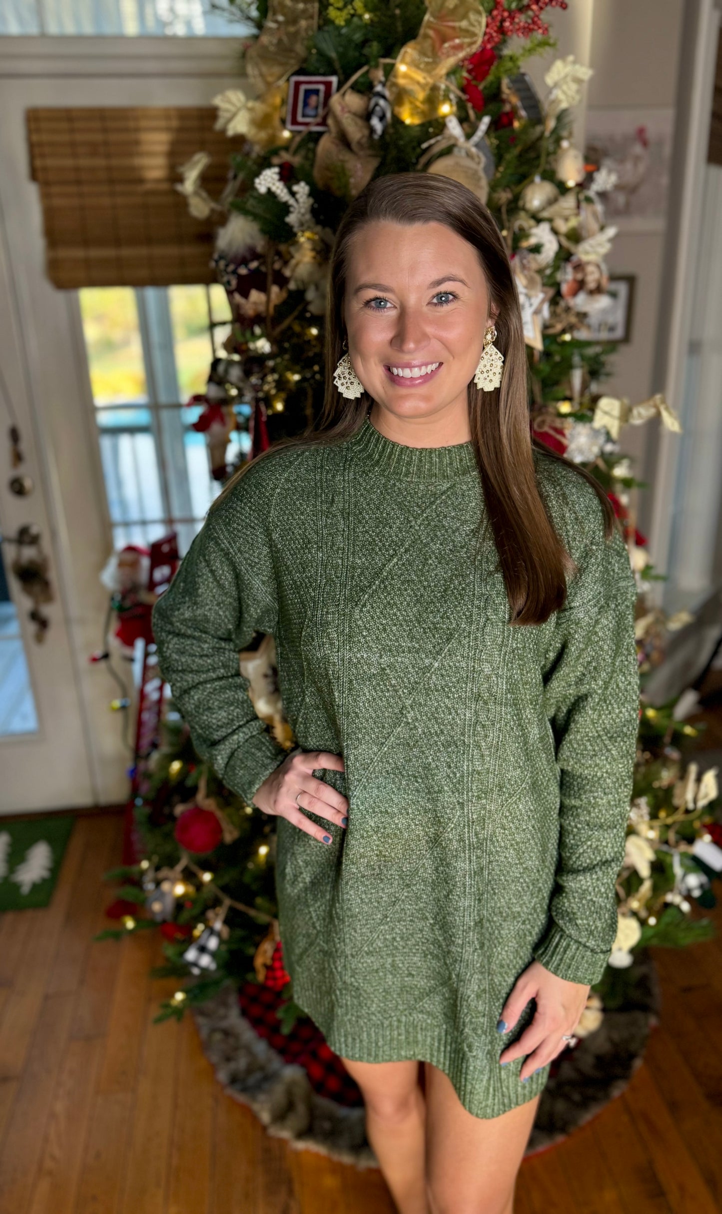 The Christmas Day Sweater Dress