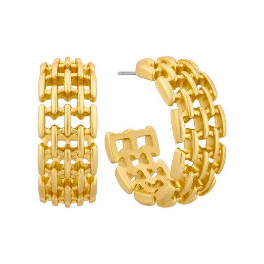 The Gold Chain Hoops