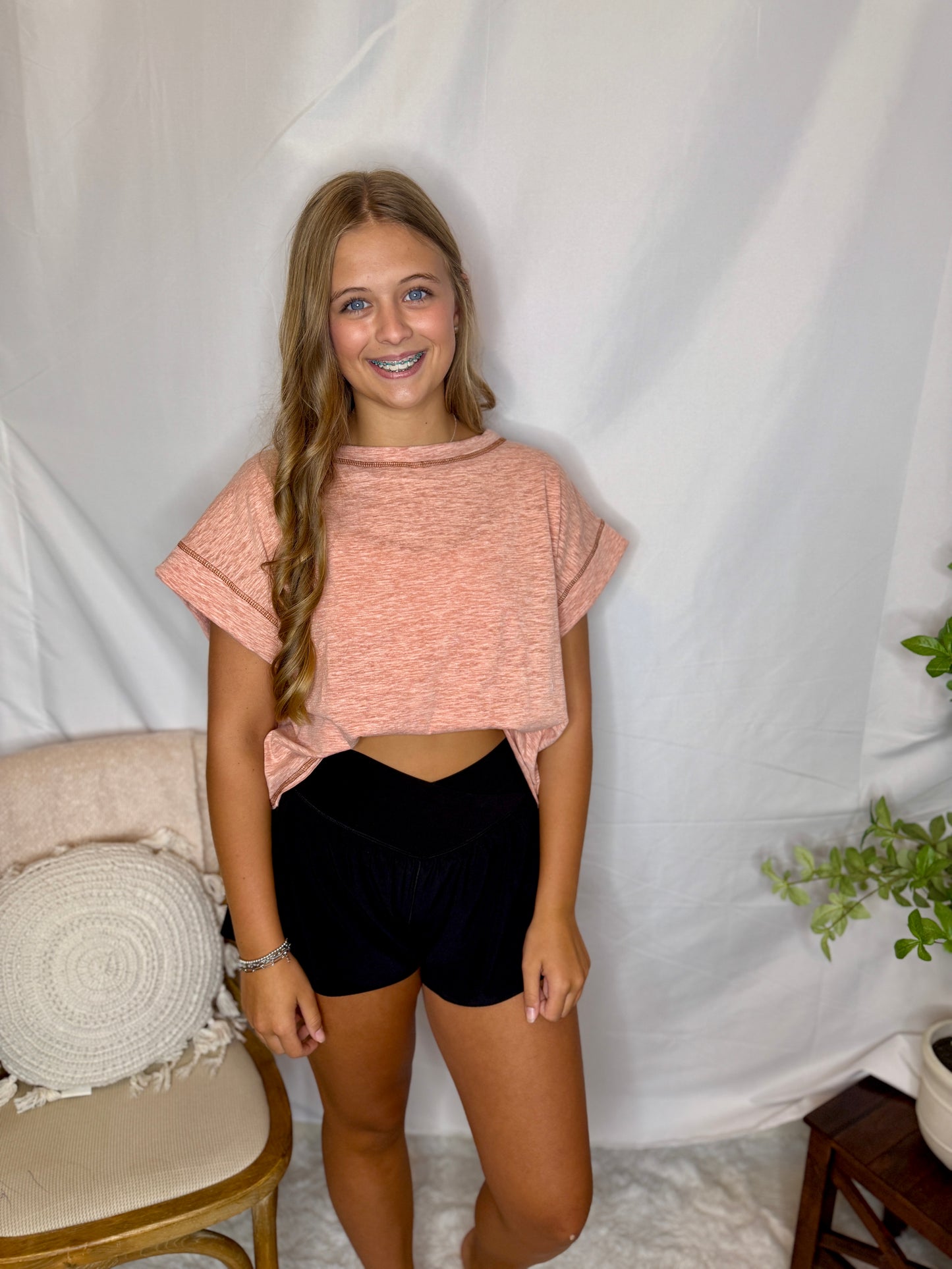 Gameday Open Back Top- Orange