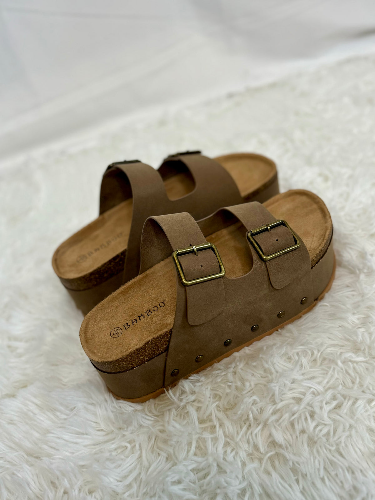 The kooples Double Buckle Sandals Double Buckle Low Platform Sandals – Antelope Style & Comfort main image 4