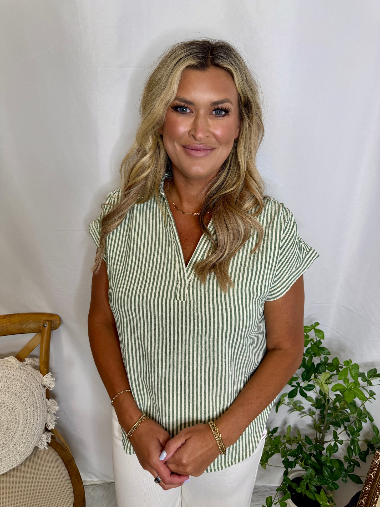 The Breezy Striped Top