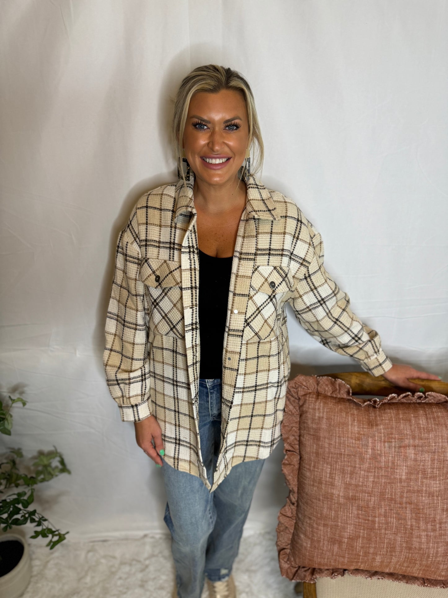 The Oversized Plaid Shacket