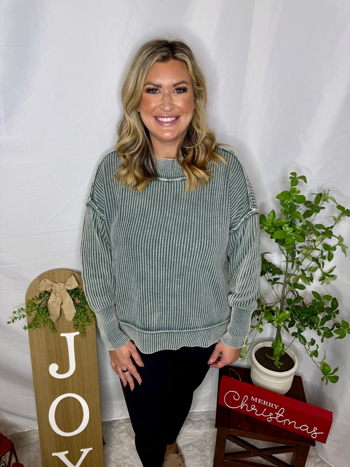 The Washed Oversized Sweater