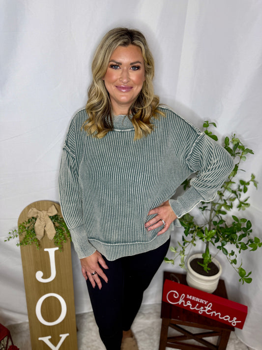 The Washed Oversized Sweater