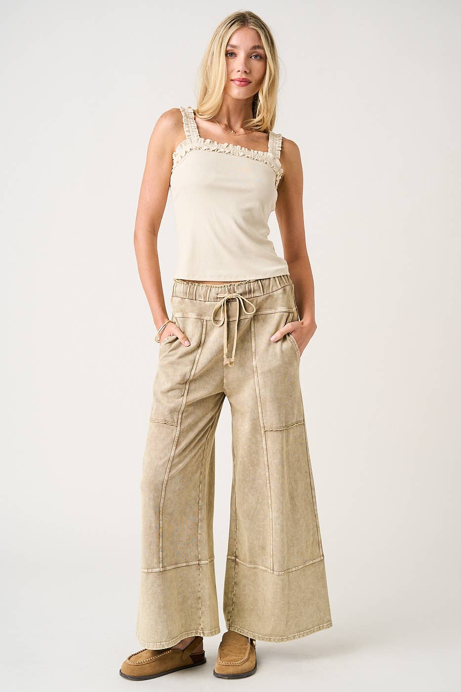 Mittoshop Wide Leg Pants