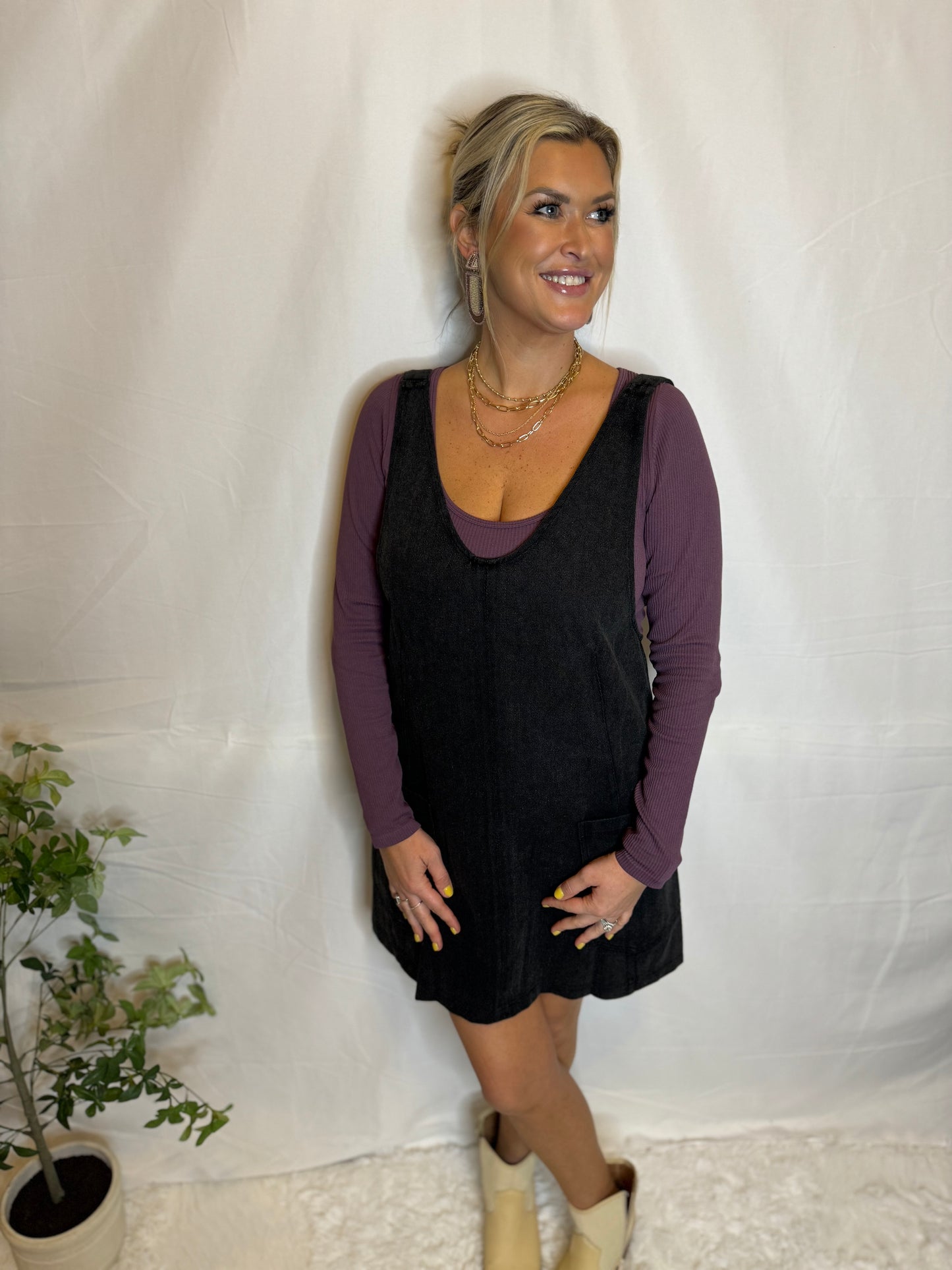 The Overall Jumper Dress