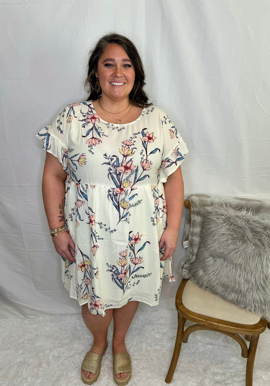 The Flower Power Dress - Plus Size