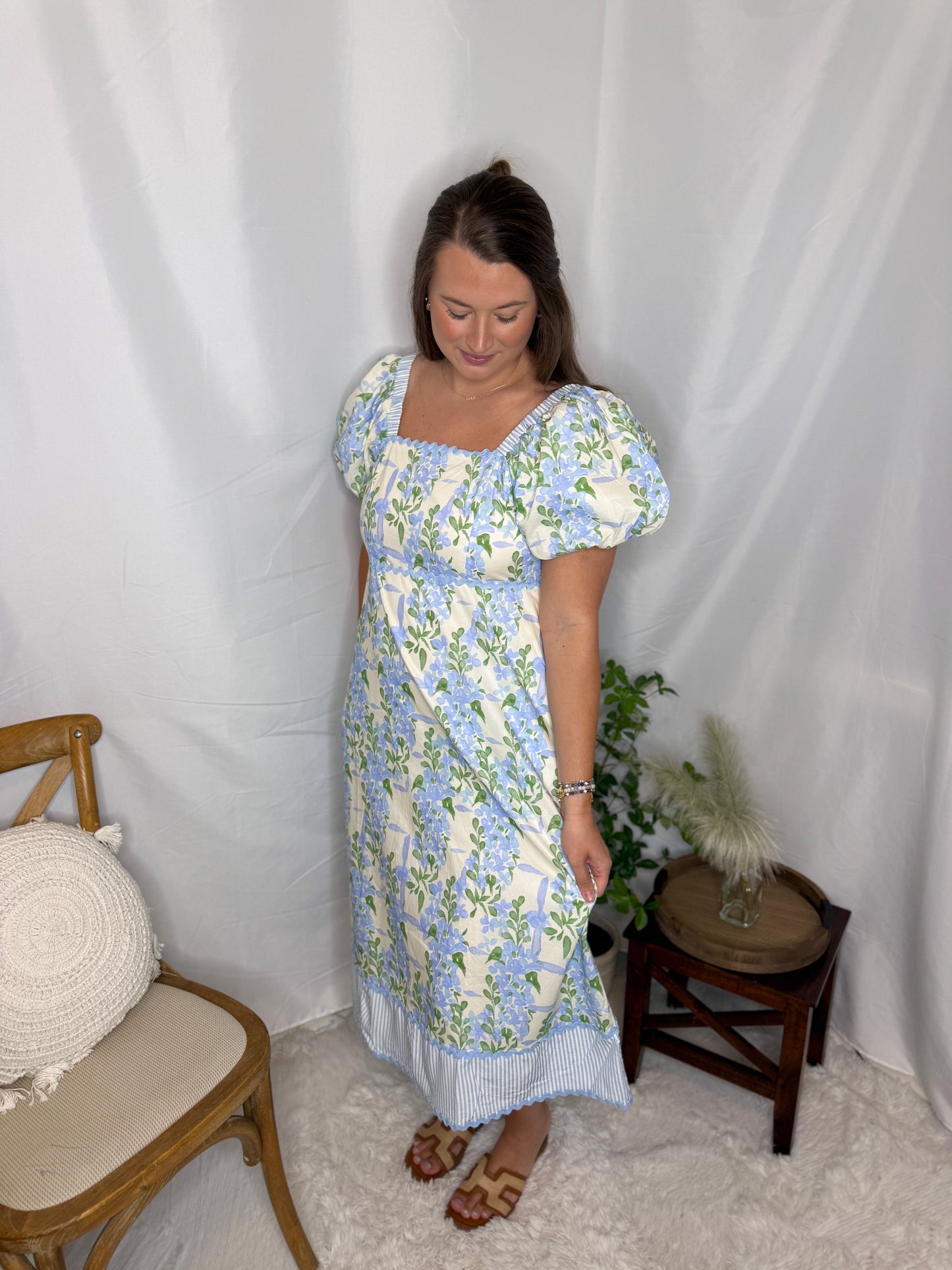 Bluebell Garden Midi Dress