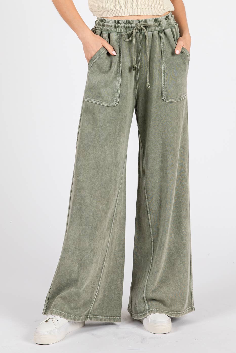 Mineral Wash French Terry Pant