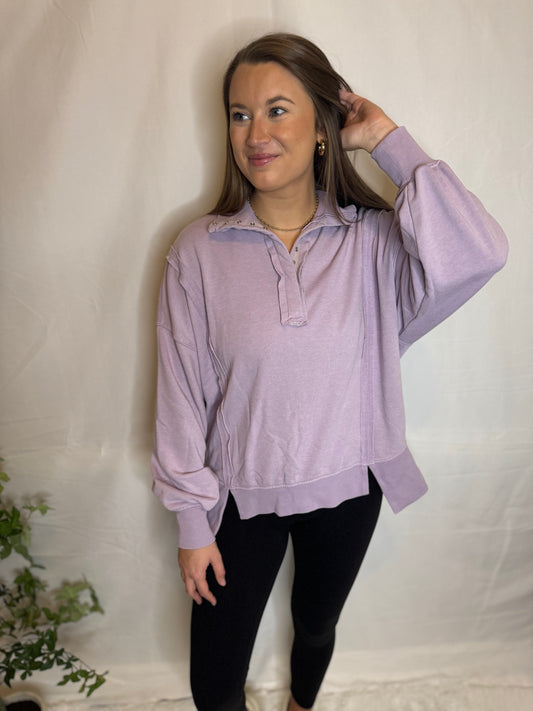 The Dusty Lavendar Pullover