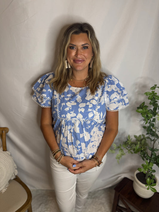 The Flirty Floral Top