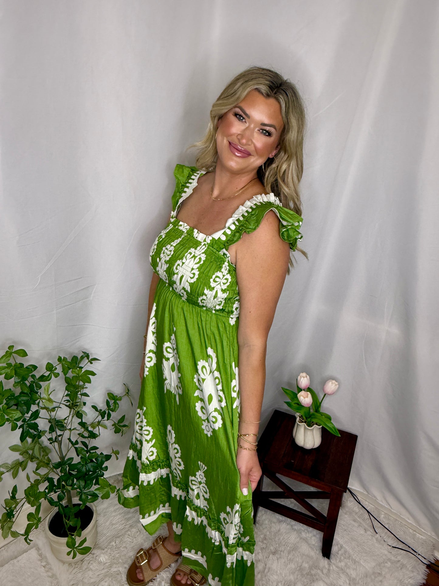Sweet Magnolia Smocked Dress