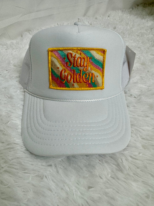 Stay Golden Trucker Hat