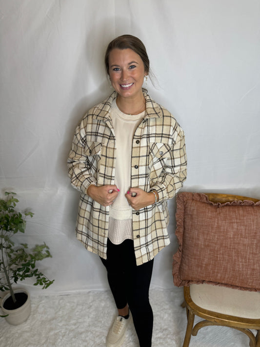 The Oversized Plaid Shacket