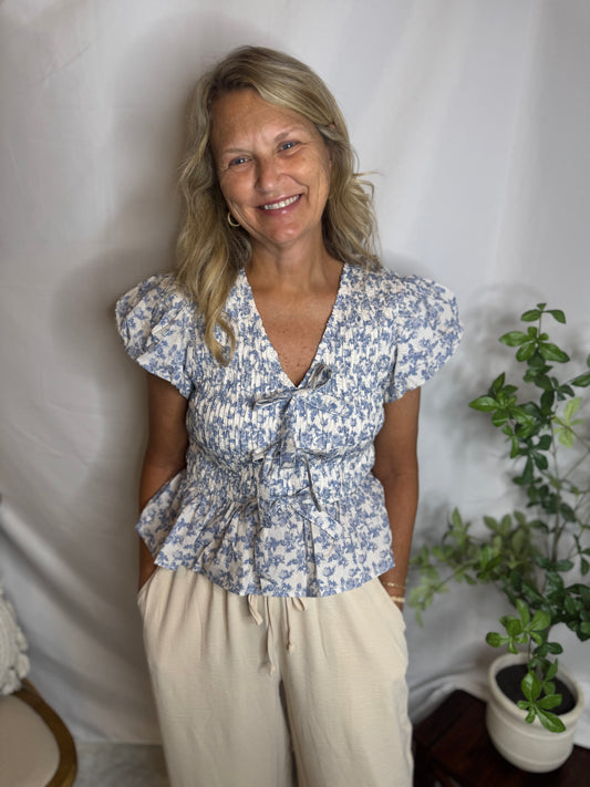 The Blue Ribbon Top