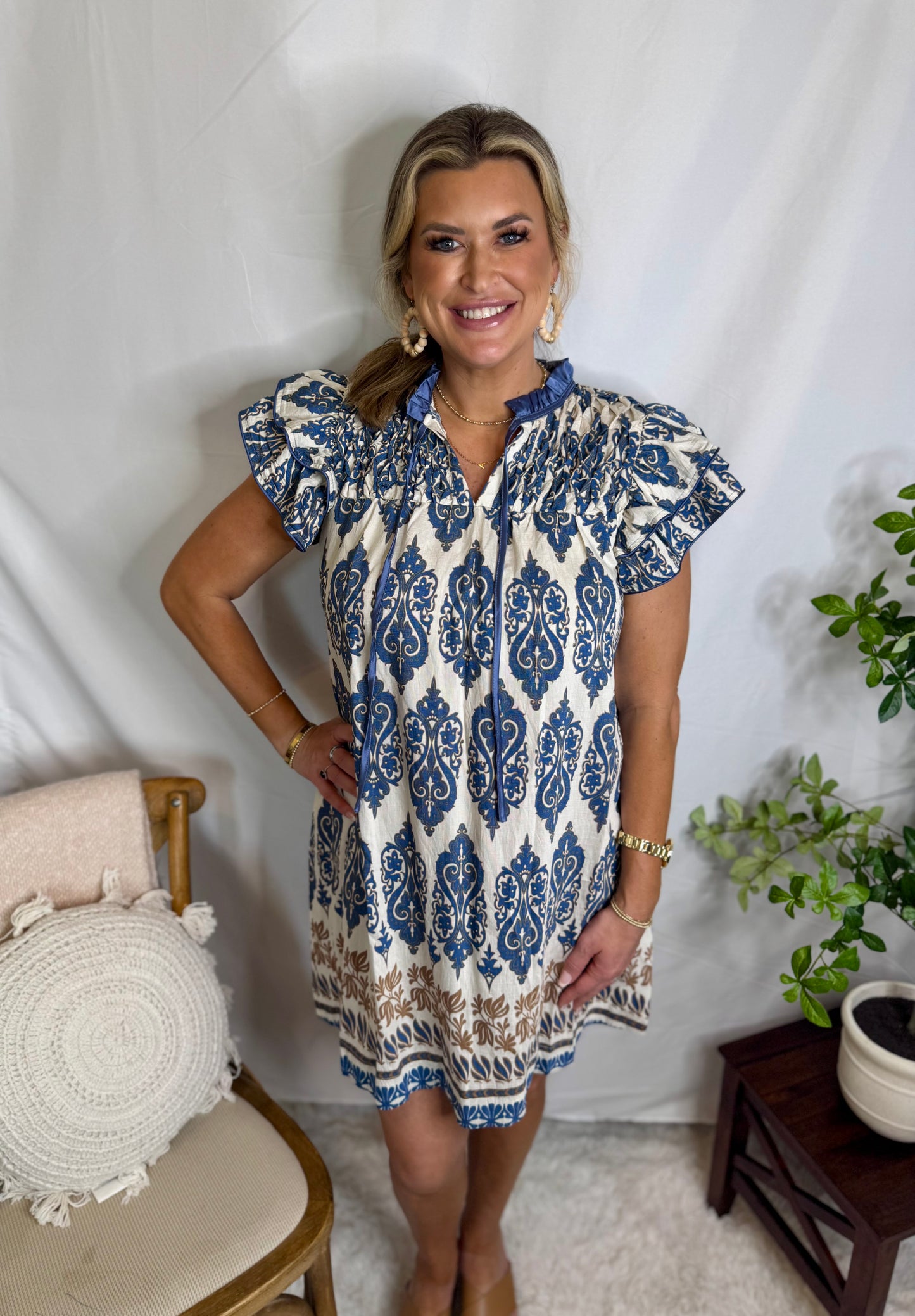 The Flutter Sleeve Dress
