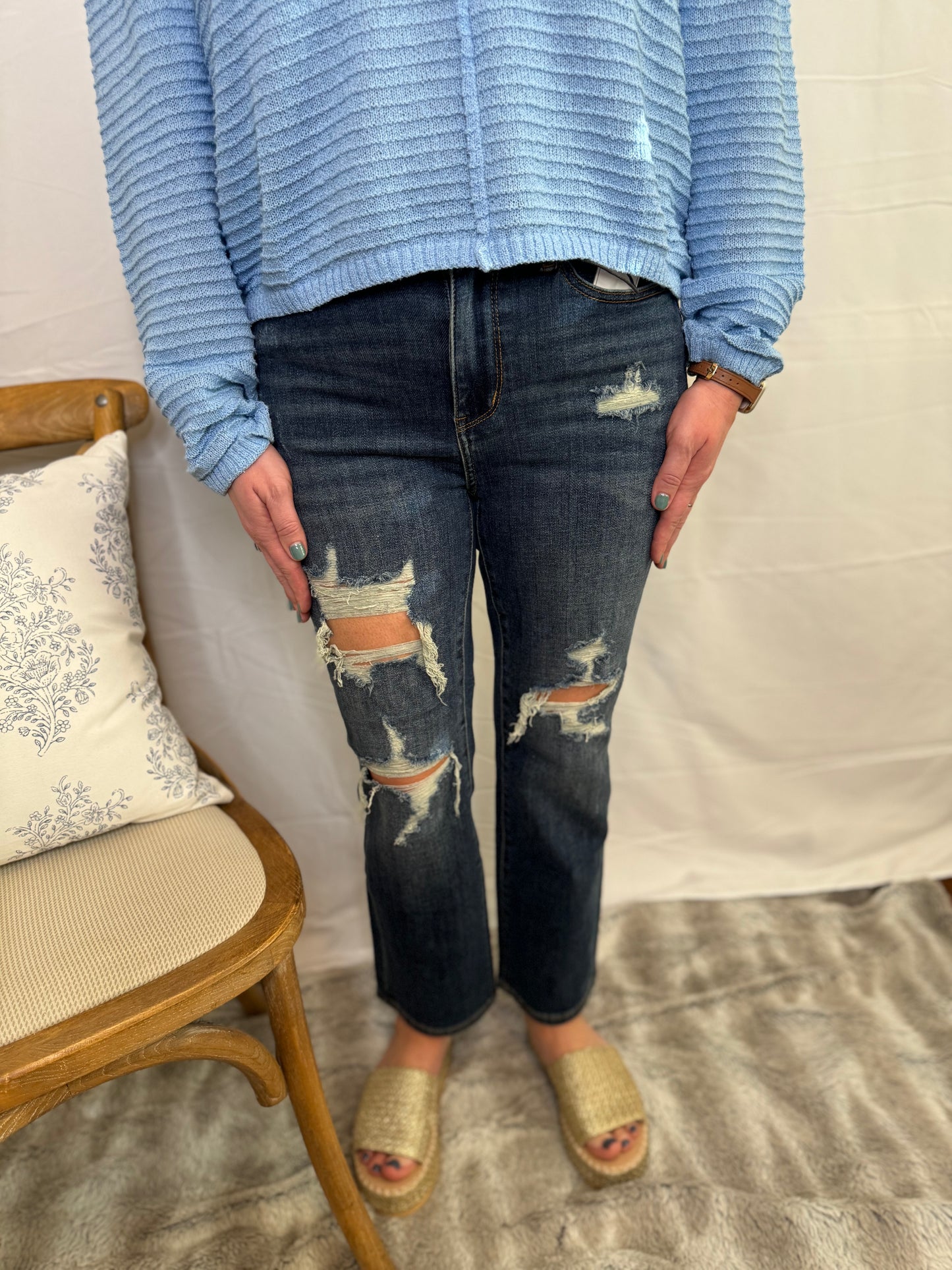 The Judy Blue Straight Leg Jean