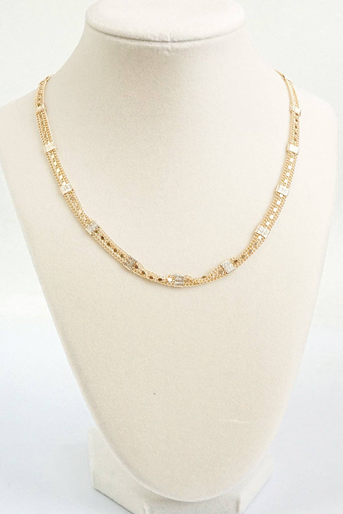 The Fused Multi Dainty chain Necklace