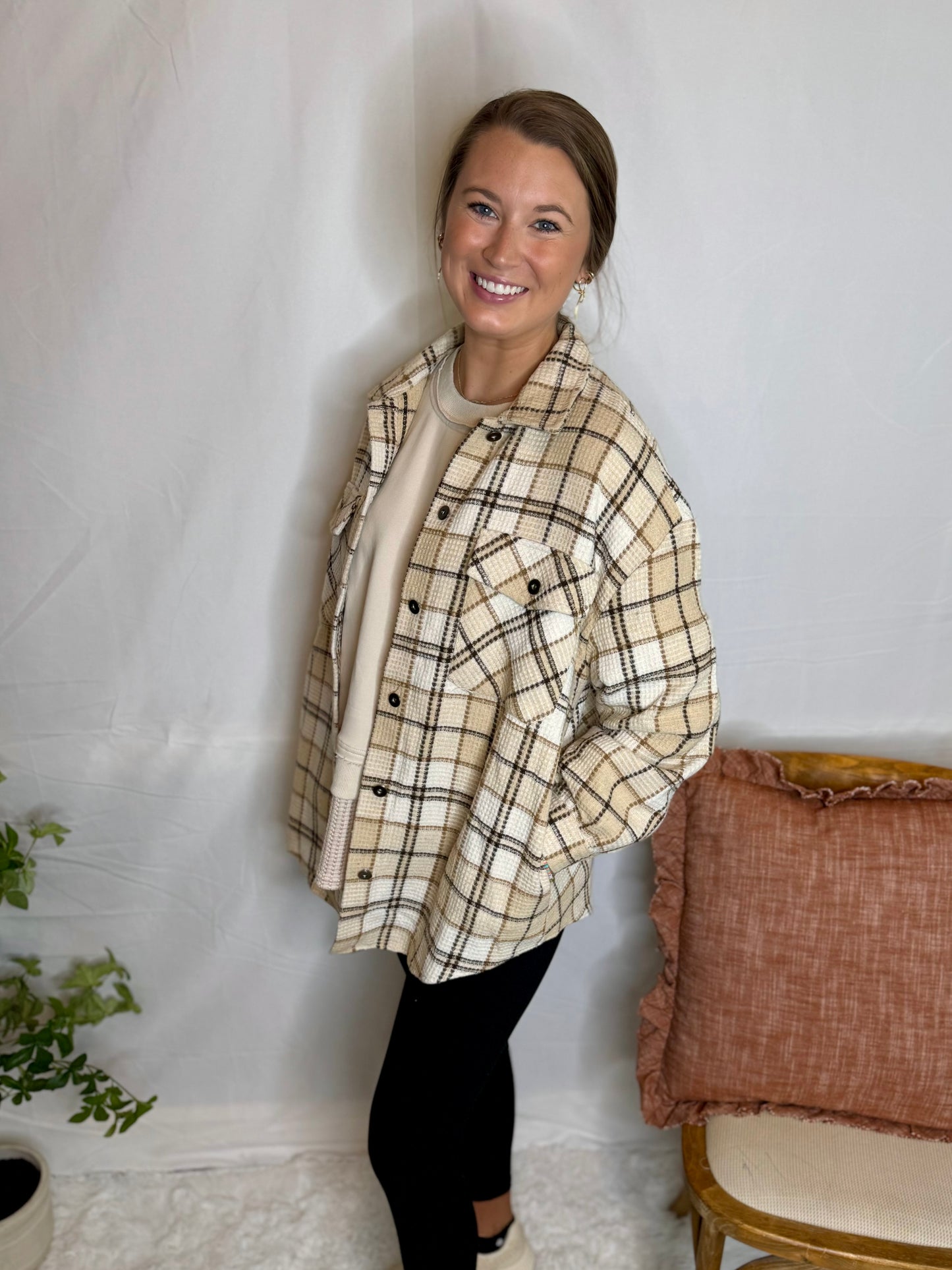 The Oversized Plaid Shacket