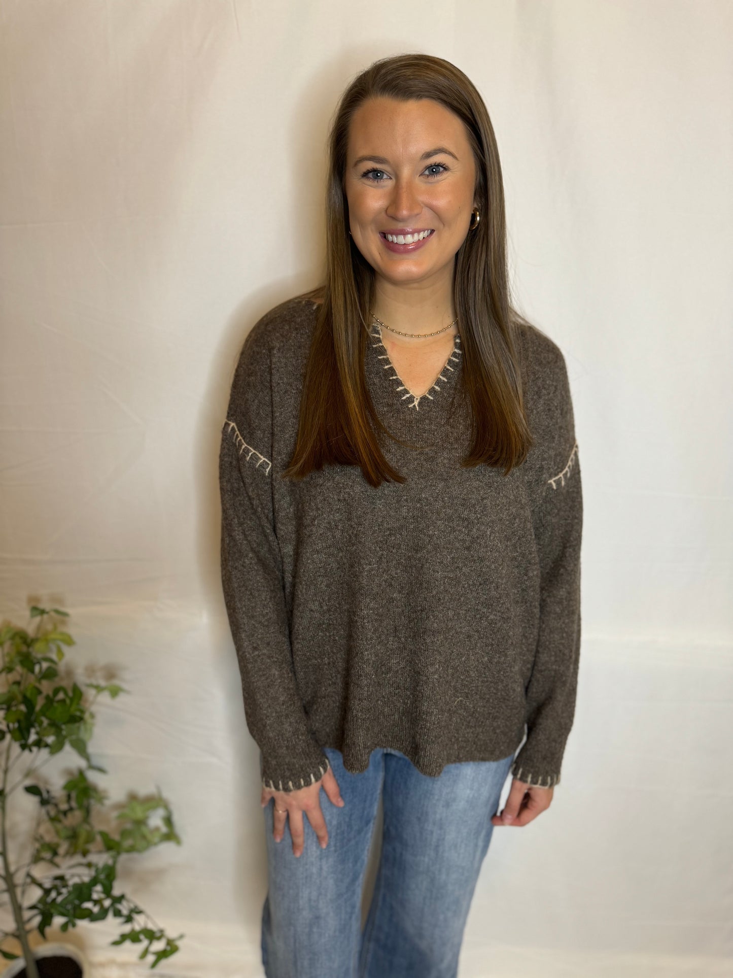 The Blanket Stitch Sweater