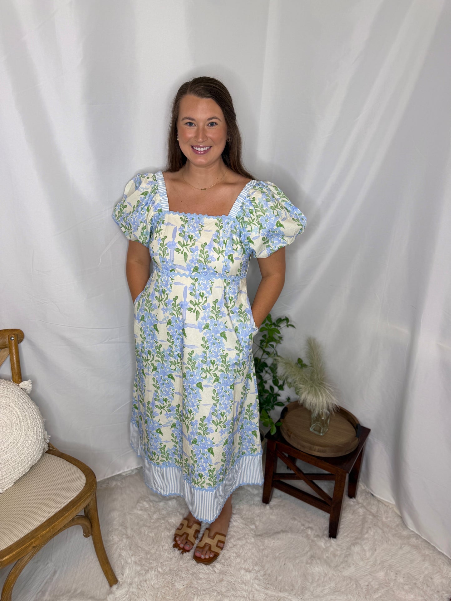 Bluebell Garden Midi Dress