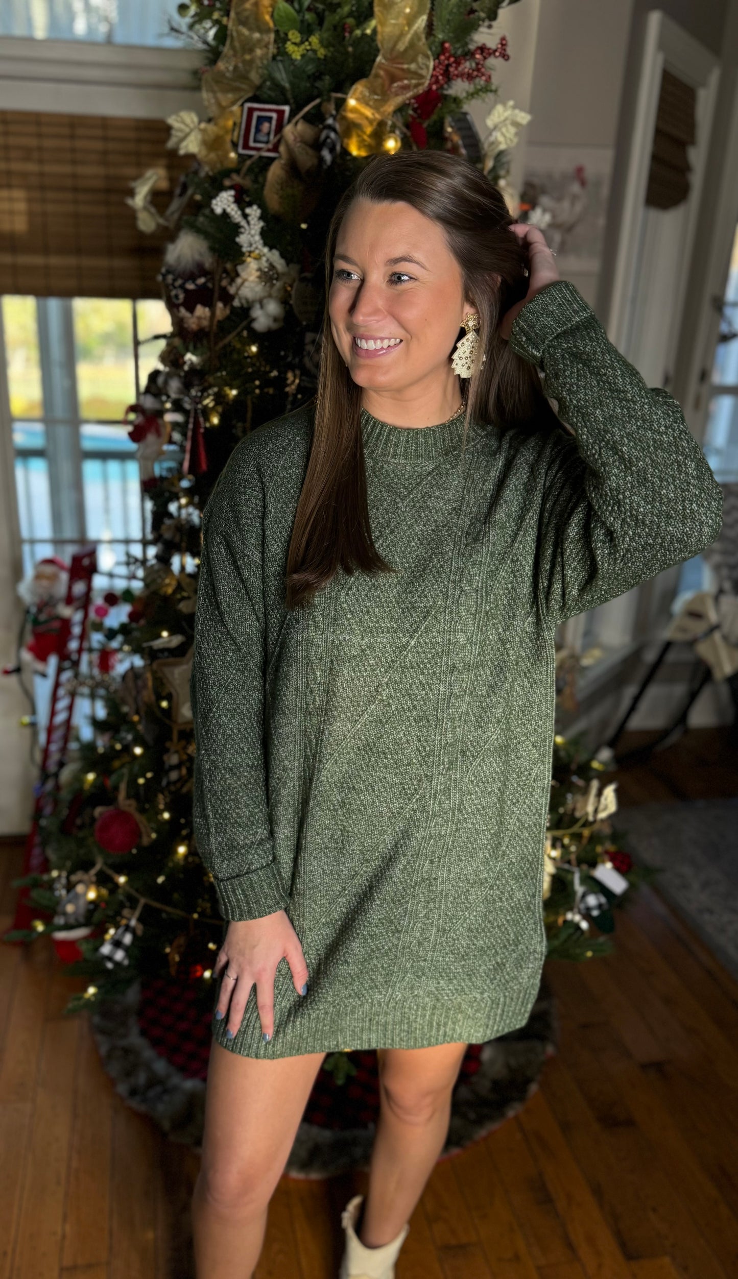 The Christmas Day Sweater Dress