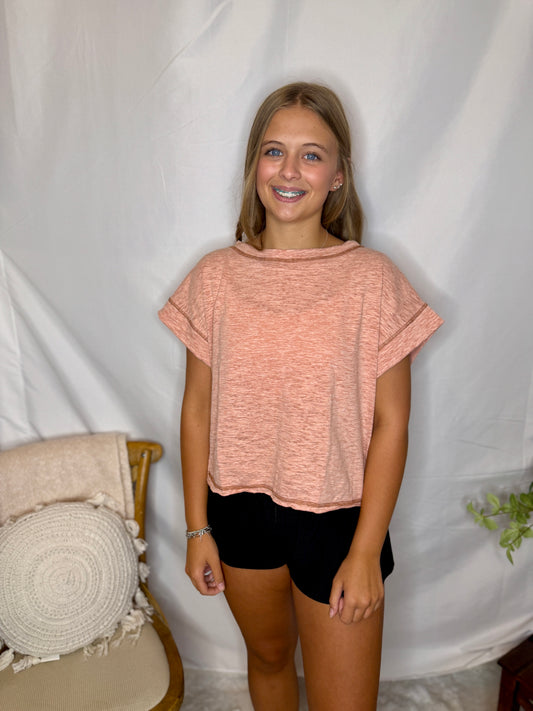Gameday Open Back Top- Orange