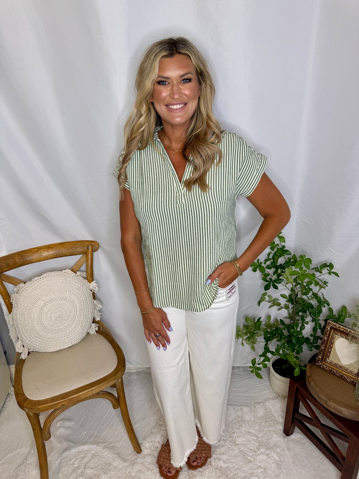 The Breezy Striped Top