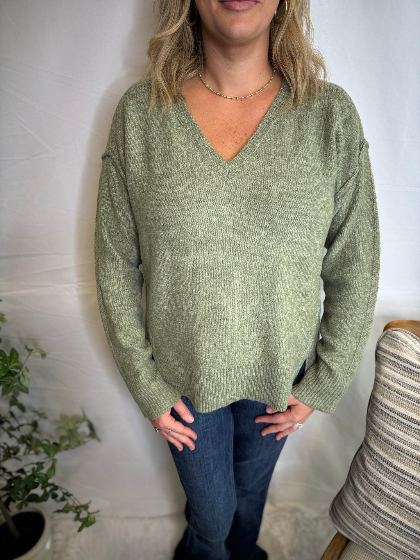 The Forrest Sweater- Green