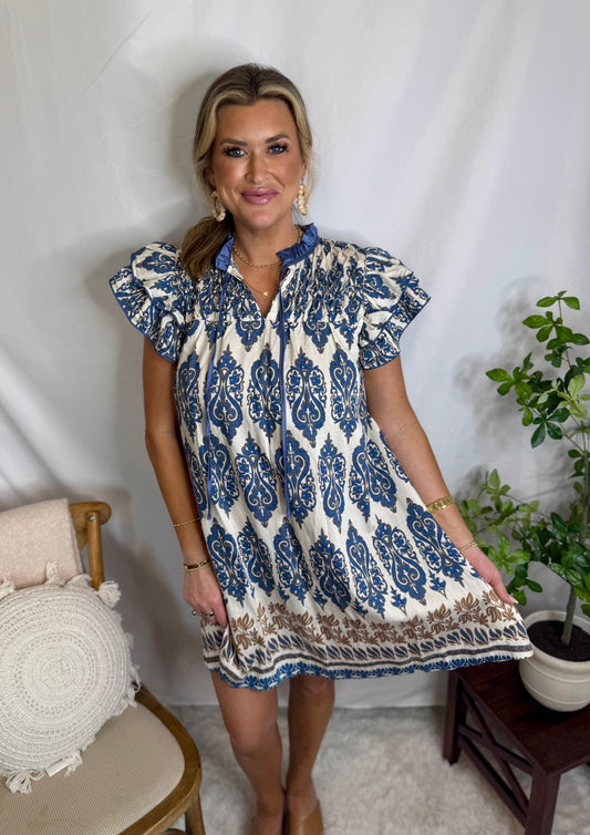 The Flutter Sleeve Dress
