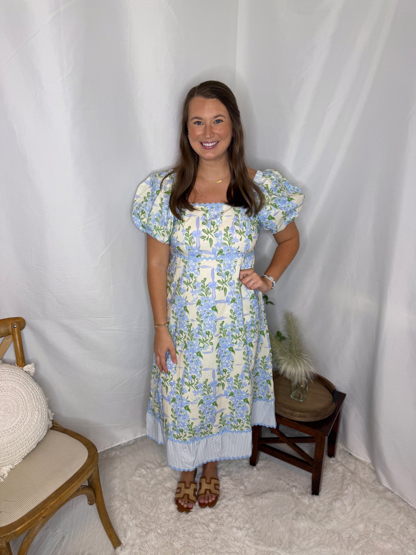 Bluebell Garden Midi Dress