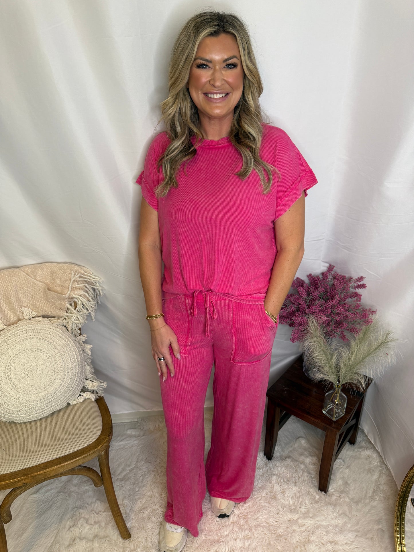 Blush Comfort Two-Piece Set