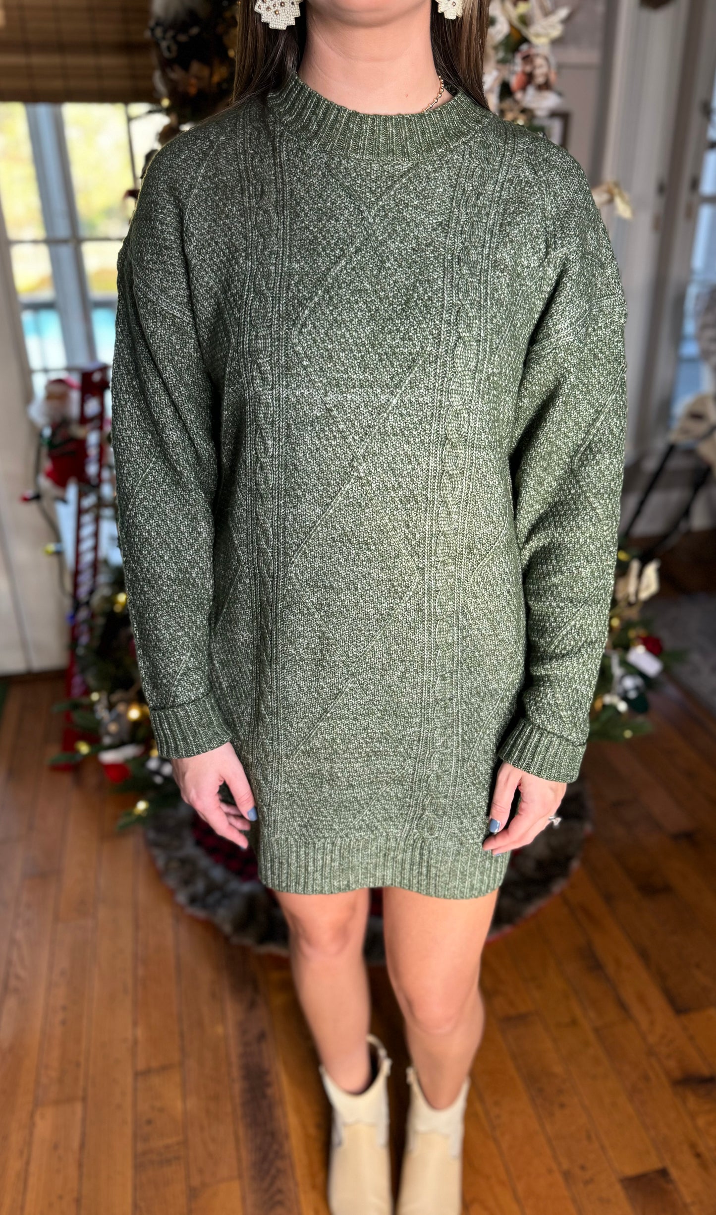 The Christmas Day Sweater Dress