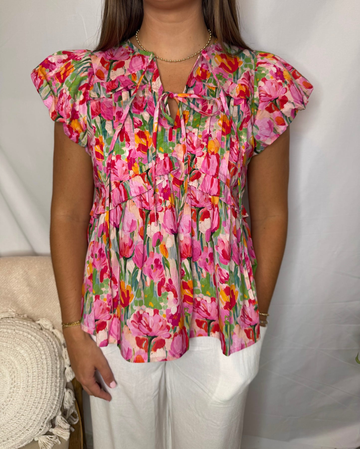 The Peony Pink Top