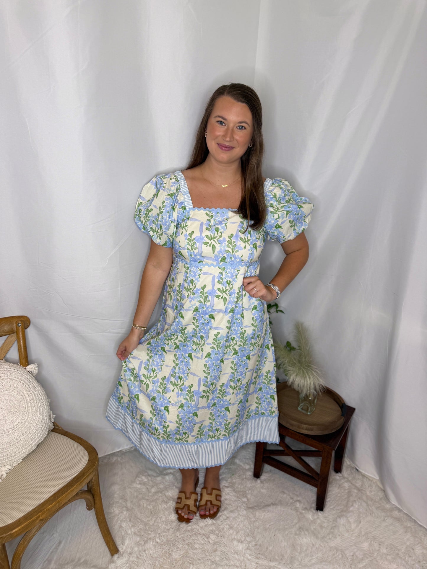 Bluebell Garden Midi Dress