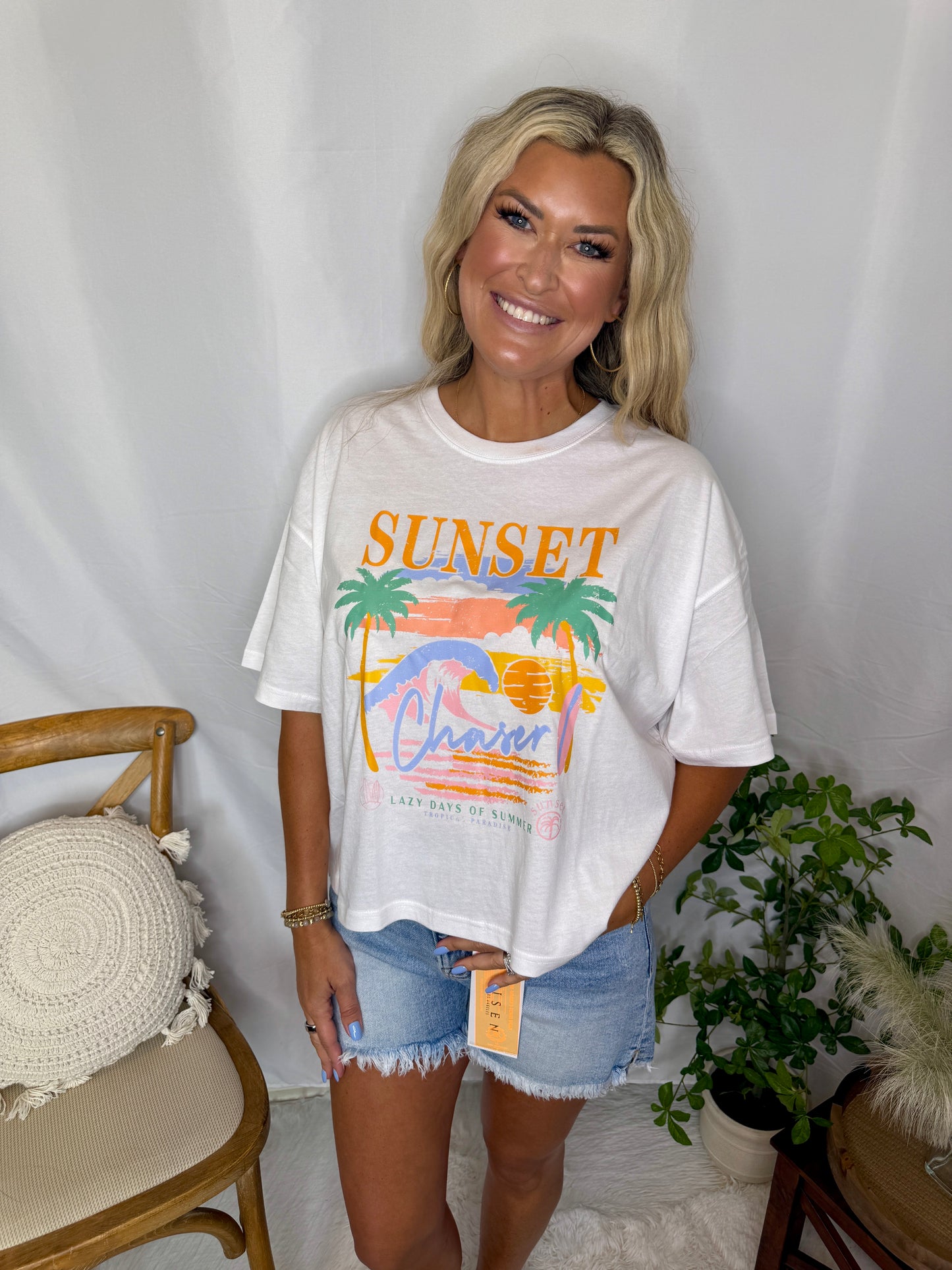 Sunset Chaser Beach Graphic Tee