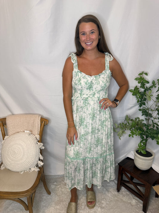Willow Garden Midi Dress