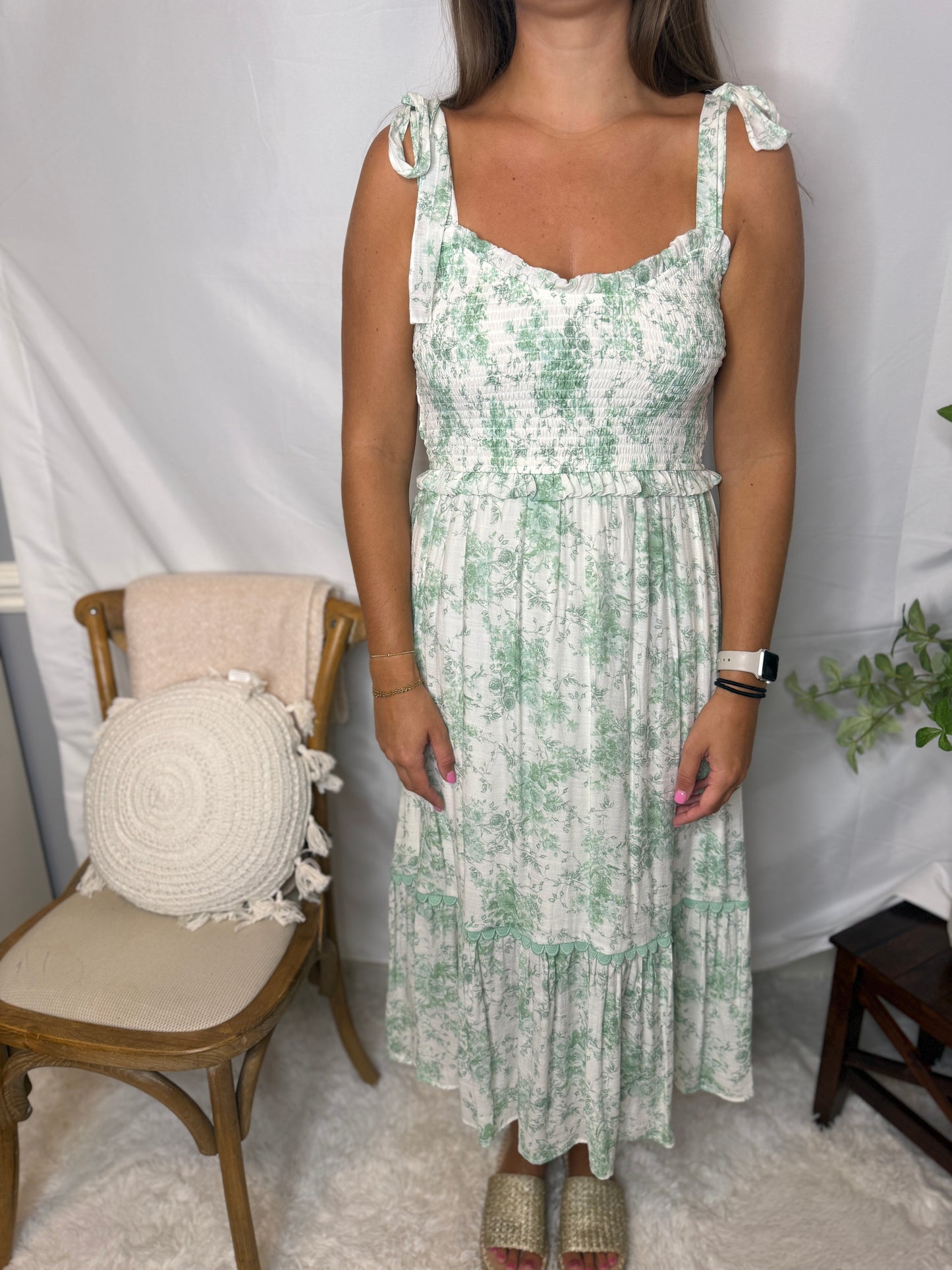Willow Garden Midi Dress