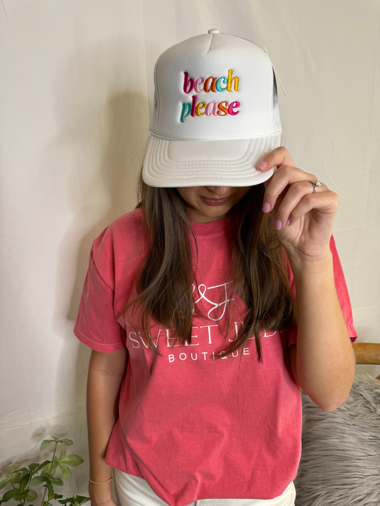 Beach Please Trucker Hat