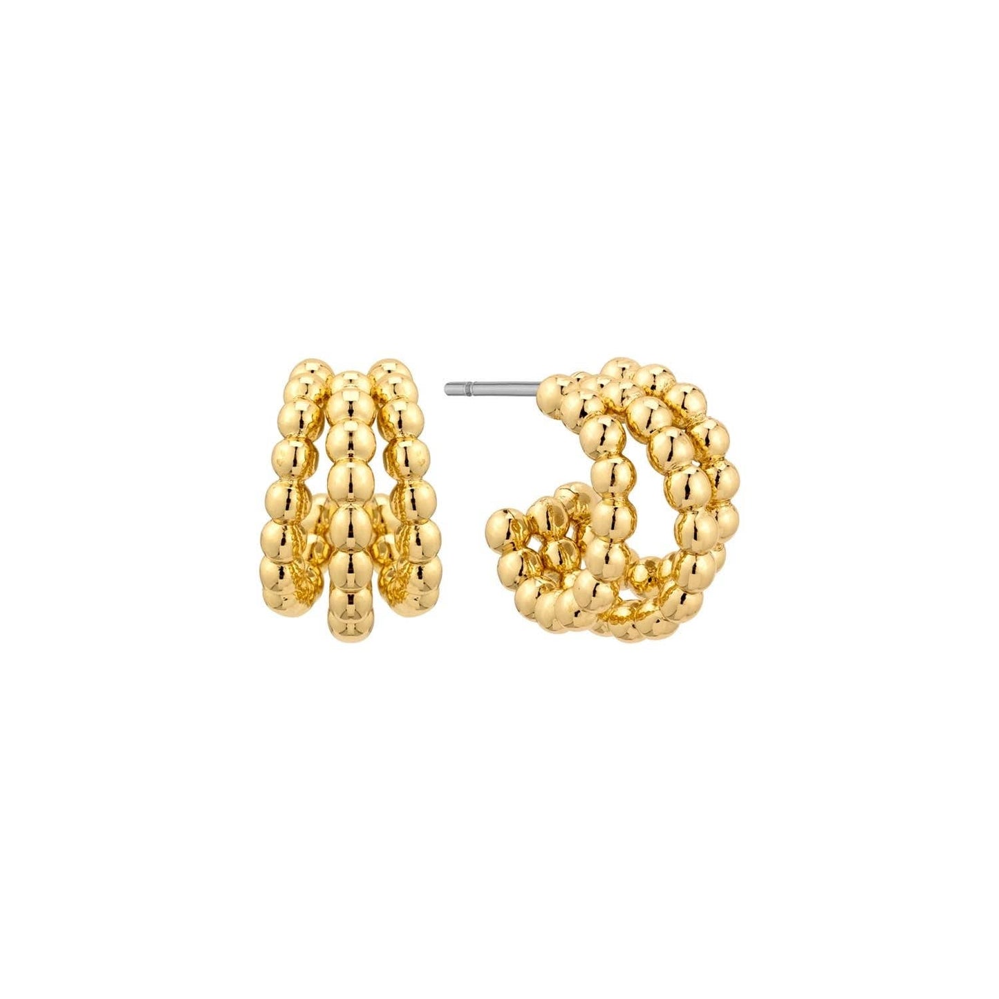 The Gold Mini Trio Hoops